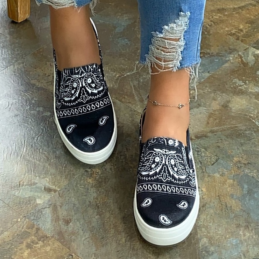 Restocked Midnight bandana sneaker black - Picture 2 of 4